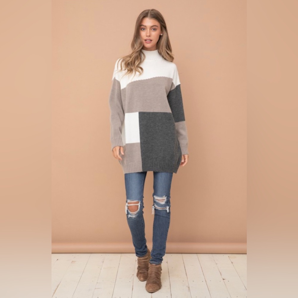 Color block sweater - Picture 7 of 13